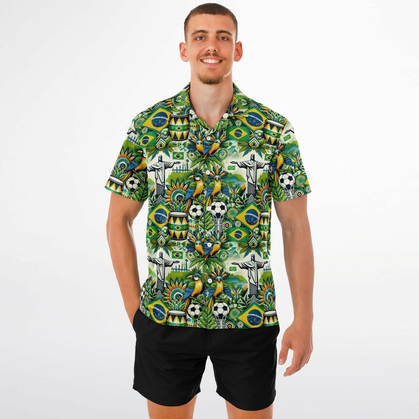 Button Down `Brazil`