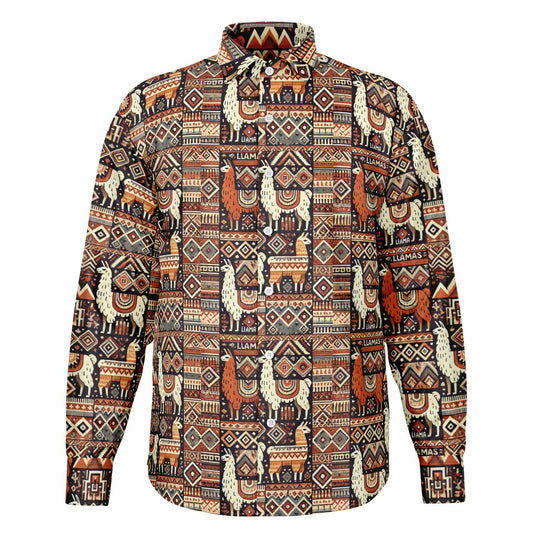 Long Sleeve Button Down Shirt `Peru`